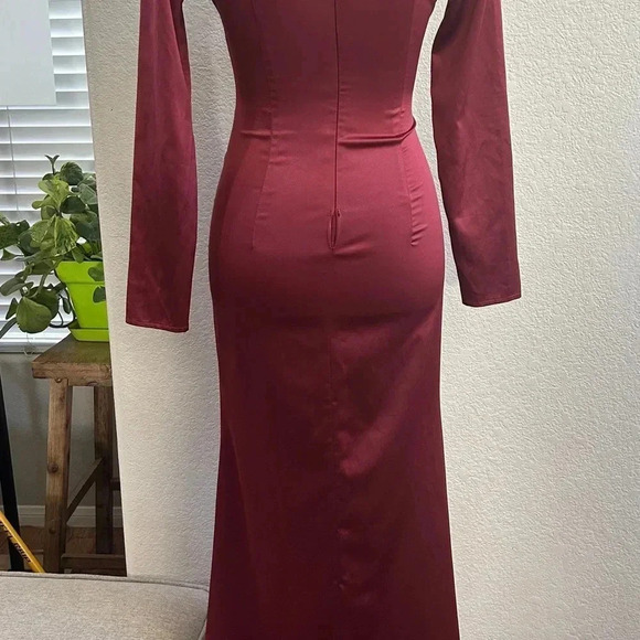 Naked Dresses Burgundy Dress - Picture 6 of 7